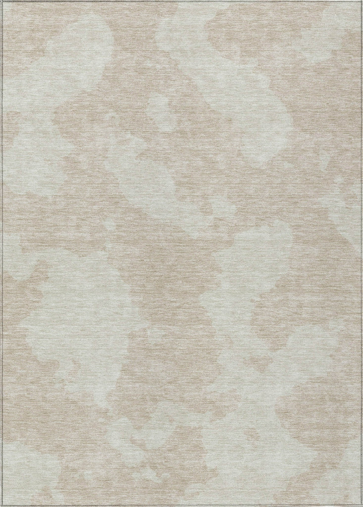 Piper Looms Chantille Abstract ACN975 Beige Machine Washable Area Rug main image
