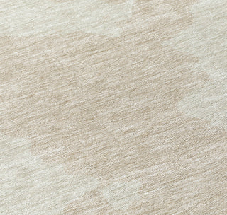 Piper Looms Chantille Abstract ACN975 Beige Machine Washable Area Rug Swatch Image