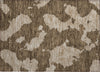 Piper Looms Chantille Abstract ACN975 Brown Machine Washable Area Rug Scatter Main Image