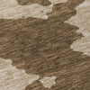 Piper Looms Chantille Abstract ACN975 Brown Machine Washable Area Rug Swatch Image