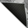 Piper Looms Chantille Abstract ACN975 Gray Machine Washable Area Rug Backing Image