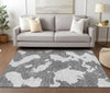 Piper Looms Chantille Abstract ACN975 Gray Machine Washable Area Rug Lifestyle Image Feature