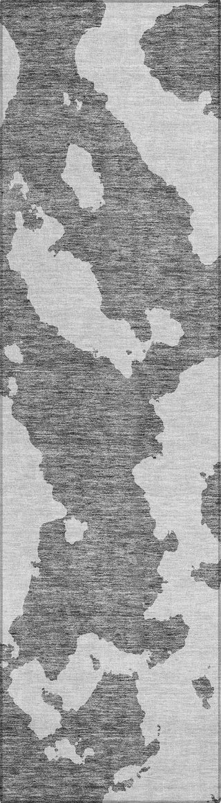 Piper Looms Chantille Abstract ACN975 Gray Machine Washable Area Rug Runner Main Image