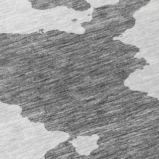 Piper Looms Chantille Abstract ACN975 Gray Machine Washable Area Rug Swatch Image