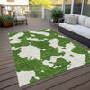 Piper Looms Chantille Abstract ACN975 Green Machine Washable Area Rug Outdoor Lifestyle Image Feature