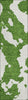 Piper Looms Chantille Abstract ACN975 Green Machine Washable Area Rug Runner Main Image