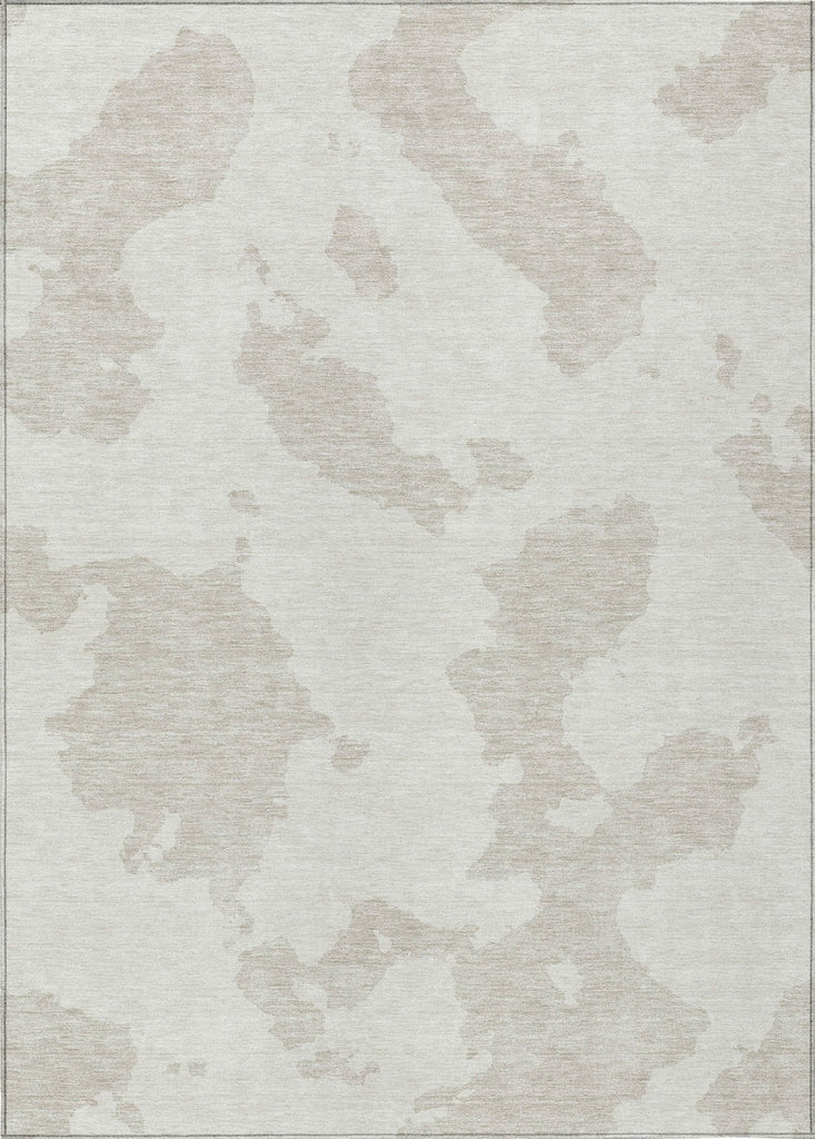 Piper Looms Chantille Abstract ACN975 Ivory Machine Washable Area Rug main image