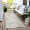 Piper Looms Chantille Abstract ACN975 Ivory Machine Washable Area Rug Runner Outdoor Lifestyle Image Feature