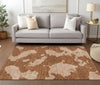 Piper Looms Chantille Abstract ACN975 Terracotta Machine Washable Area Rug Lifestyle Image Feature