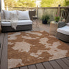 Piper Looms Chantille Abstract ACN975 Terracotta Machine Washable Area Rug Outdoor Lifestyle Image Feature