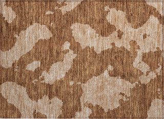 Piper Looms Chantille Abstract ACN975 Terracotta Machine Washable Area Rug Scatter Main Image