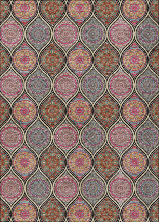 Piper Looms Chantille Modern ACN976 Black Machine Washable Area Rug main image