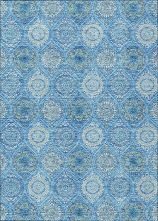 Piper Looms Chantille Modern ACN976 Denim Machine Washable Area Rug main image