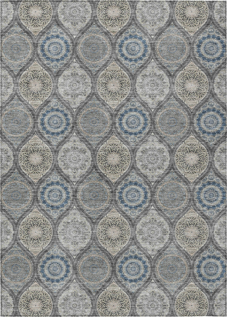 Piper Looms Chantille Modern ACN976 Gray Machine Washable Area Rug main image