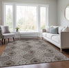 Piper Looms Chantille Modern ACN976 Khaki Machine Washable Area Rug Lifestyle Image Feature