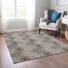 Piper Looms Chantille Modern ACN976 Khaki Machine Washable Area Rug Lifestyle Image Feature