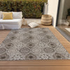 Piper Looms Chantille Modern ACN976 Khaki Machine Washable Area Rug Outdoor Lifestyle Image Feature