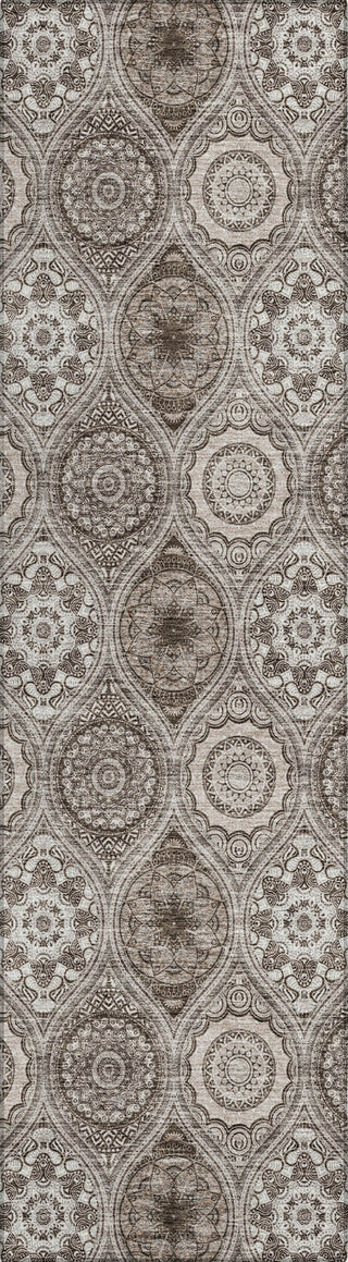 Piper Looms Chantille Modern ACN976 Khaki Machine Washable Area Rug Runner Main Image