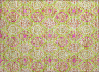 Piper Looms Chantille Modern ACN976 Lime Machine Washable Area Rug Scatter Main Image