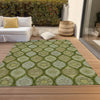 Piper Looms Chantille Modern ACN976 Olive Machine Washable Area Rug Outdoor Lifestyle Image Feature
