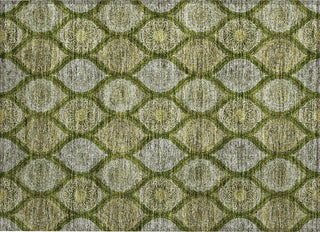 Piper Looms Chantille Modern ACN976 Olive Machine Washable Area Rug Scatter Main Image