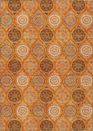 Piper Looms Chantille Modern ACN976 Orange Machine Washable Area Rug main image