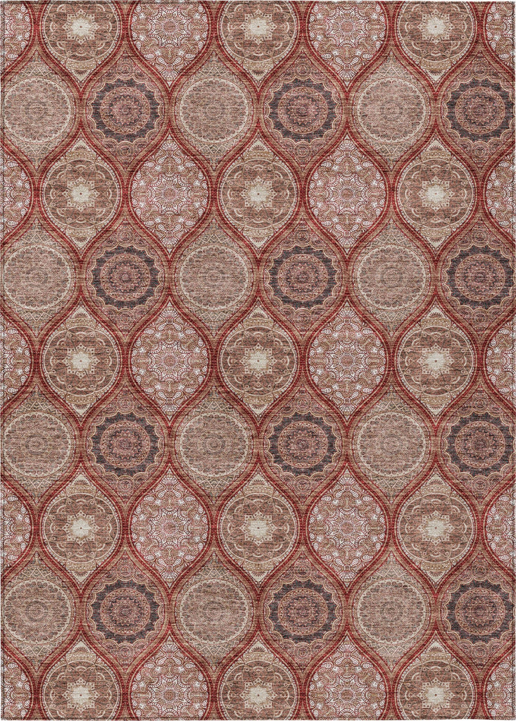 Piper Looms Chantille Modern ACN976 Paprika Machine Washable Area Rug main image