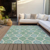 Piper Looms Chantille Modern ACN976 Sage Machine Washable Area Rug Outdoor Lifestyle Image Feature