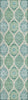 Piper Looms Chantille Modern ACN976 Sage Machine Washable Area Rug Runner Main Image