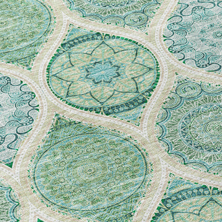 Piper Looms Chantille Modern ACN976 Sage Machine Washable Area Rug Swatch Image