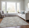 Piper Looms Chantille Modern ACN976 Taupe Machine Washable Area Rug Lifestyle Image Feature