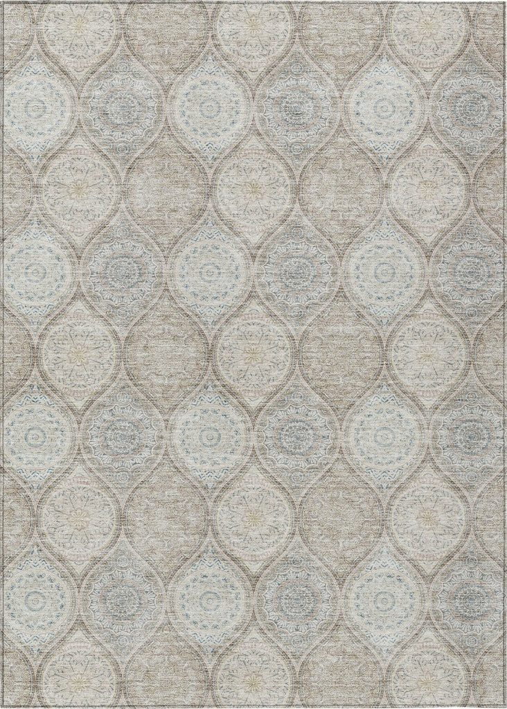 Piper Looms Chantille Modern ACN976 Taupe Machine Washable Area Rug main image