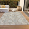 Piper Looms Chantille Modern ACN976 Taupe Machine Washable Area Rug Outdoor Lifestyle Image Feature