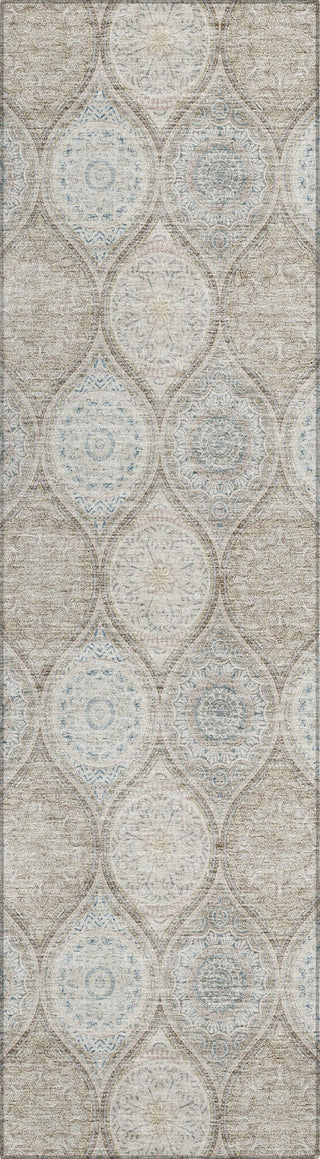 Piper Looms Chantille Modern ACN976 Taupe Machine Washable Area Rug Runner Main Image