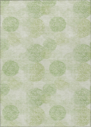Piper Looms Chantille Circles ACN977 Aloe Machine Washable Area Rug main image