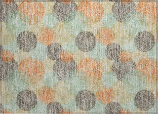 Piper Looms Chantille Circles ACN977 Beige Machine Washable Area Rug Scatter Main Image