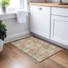Piper Looms Chantille Circles ACN977 Brown Machine Washable Area Rug Scatter Lifestyle Image Feature