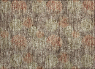 Piper Looms Chantille Circles ACN977 Brown Machine Washable Area Rug Scatter Main Image