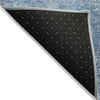 Piper Looms Chantille Circles ACN977 Denim Machine Washable Area Rug Backing Image