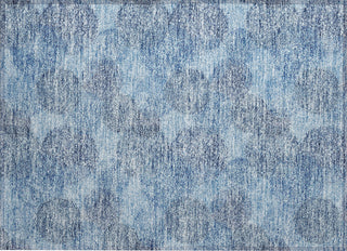 Piper Looms Chantille Circles ACN977 Denim Machine Washable Area Rug Scatter Main Image