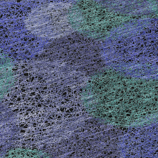 Piper Looms Chantille Circles ACN977 Purple Machine Washable Area Rug Swatch Image