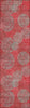 Piper Looms Chantille Circles ACN977 Red Machine Washable Area Rug Runner Main Image