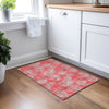 Piper Looms Chantille Circles ACN977 Red Machine Washable Area Rug Scatter Lifestyle Image Feature