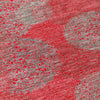 Piper Looms Chantille Circles ACN977 Red Machine Washable Area Rug Swatch Image