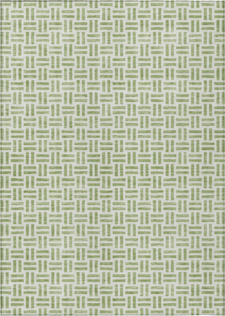 Piper Looms Chantille Geometric ACN978 Aloe Machine Washable Area Rug main image