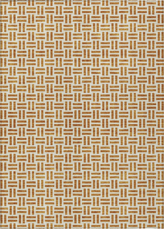 Piper Looms Chantille Geometric ACN978 Copper Machine Washable Area Rug main image