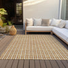 Piper Looms Chantille Geometric ACN978 Copper Machine Washable Area Rug Outdoor Lifestyle Image Feature