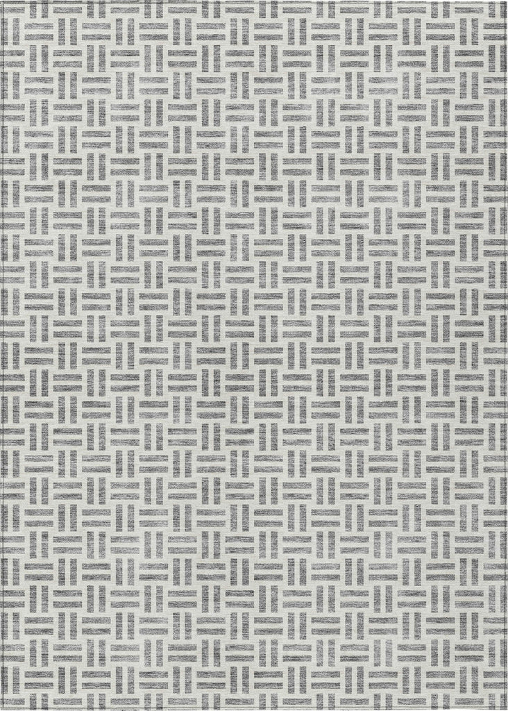 Piper Looms Chantille Geometric ACN978 Gray Machine Washable Area Rug main image