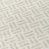 Piper Looms Chantille Geometric ACN978 Ivory Machine Washable Area Rug Swatch Image