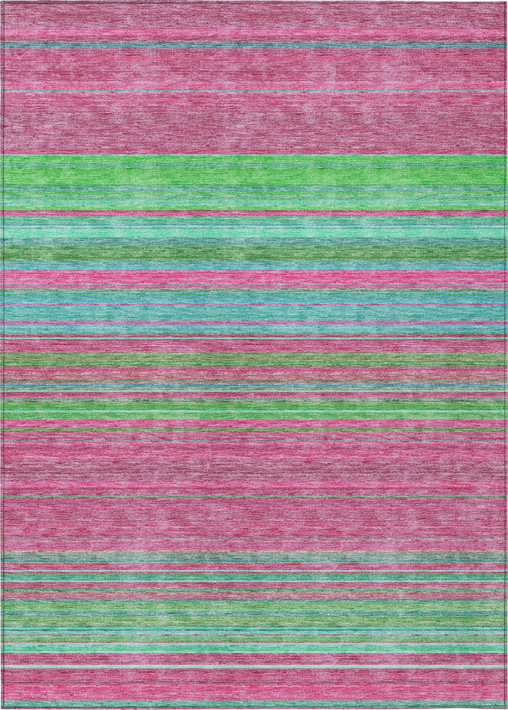 Piper Looms Chantille Stripes ACN979 Blush Machine Washable Area Rug main image